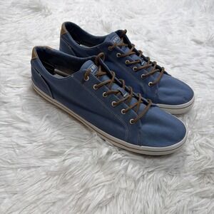 Sperry Men's Striper II Cvo Sneaker, Navy, Size 15 W Wide Canvas Boat Preppy New